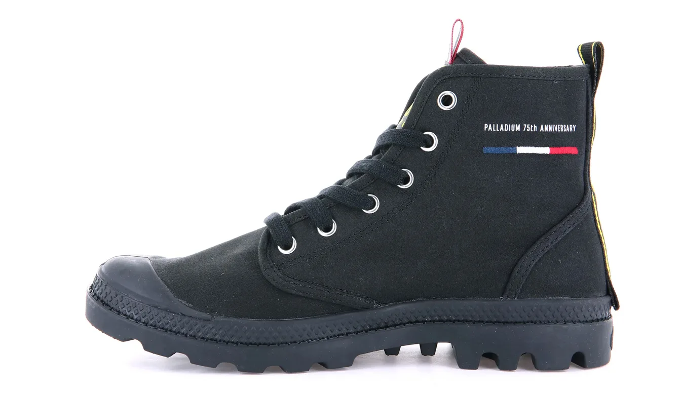 Palladium Pampa Hi Dare 75th Black Homens - Preto - 77893-001-M – Мъжки боти и ботуши