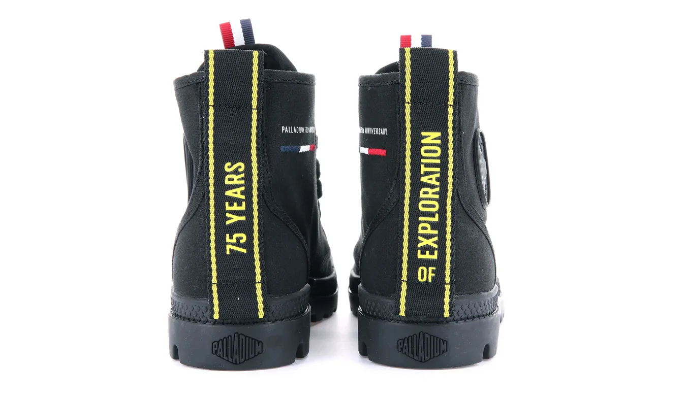 Palladium Pampa Hi Dare 75th Black Homens - Preto - 77893-001-M – Мъжки боти и ботуши