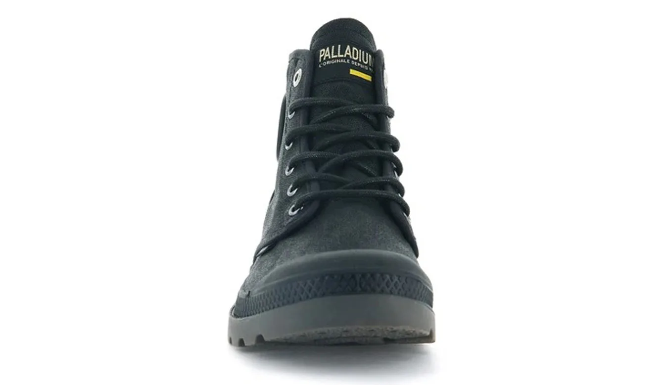 Palladium Pampa Hi Wax Black Homens - Preto - 77222-008-M-5 - Size: 5 – Мъжки боти и ботуши