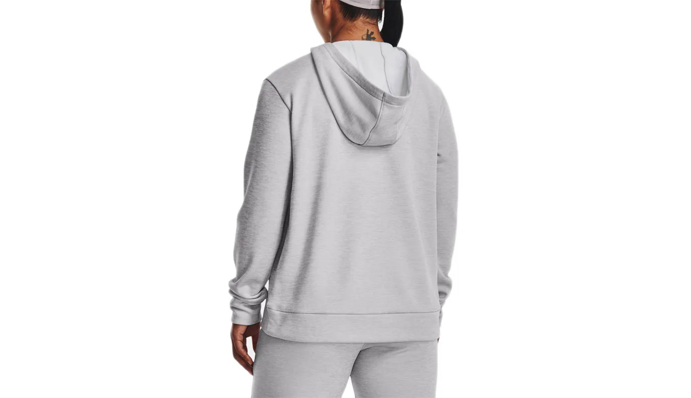 Under Armour W Armour Fleece Left Chest Hoodie Grey Mulheres - Cinza - 1373055-014-XS - Size: XS – Дамски худита