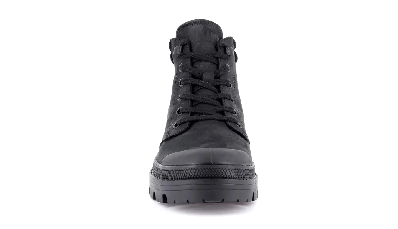 Дамски боти Palladium Pallabase LO Cuff черни – Preto – Дамски равни боти