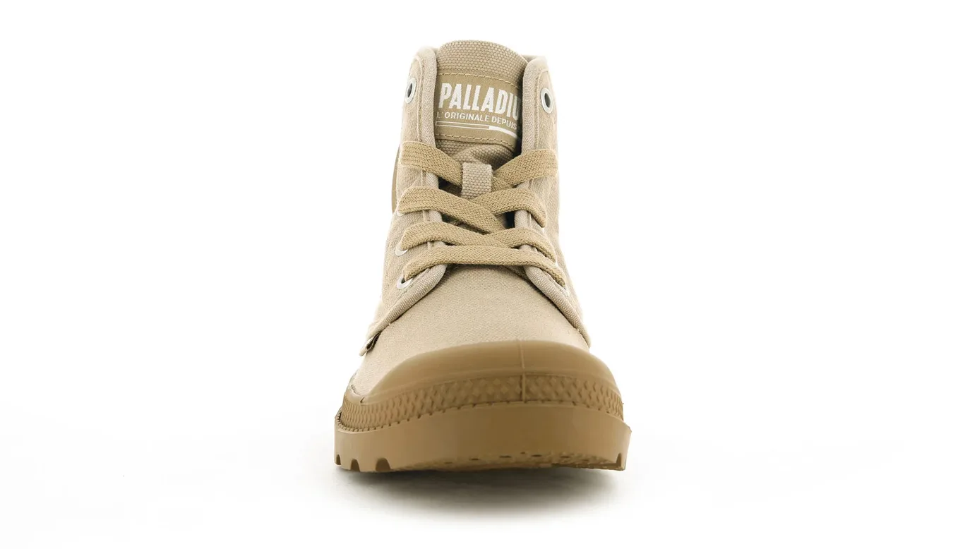 Дамски боти Palladium Pampa Hi светлокафяви – Castanho Claro – Дамски равни боти