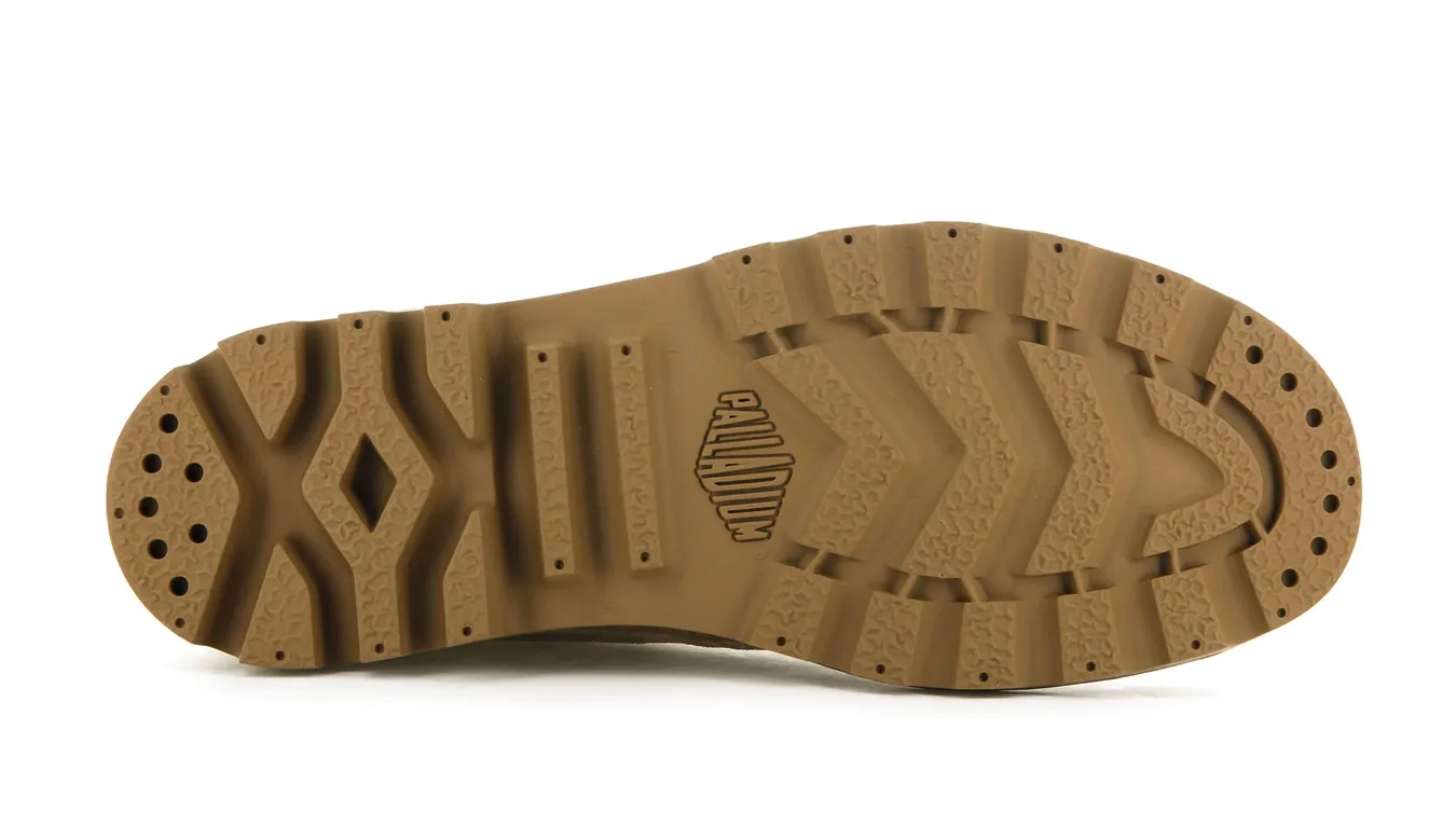 Дамски боти Palladium Pampa Hi светлокафяви – Castanho Claro – Дамски равни боти
