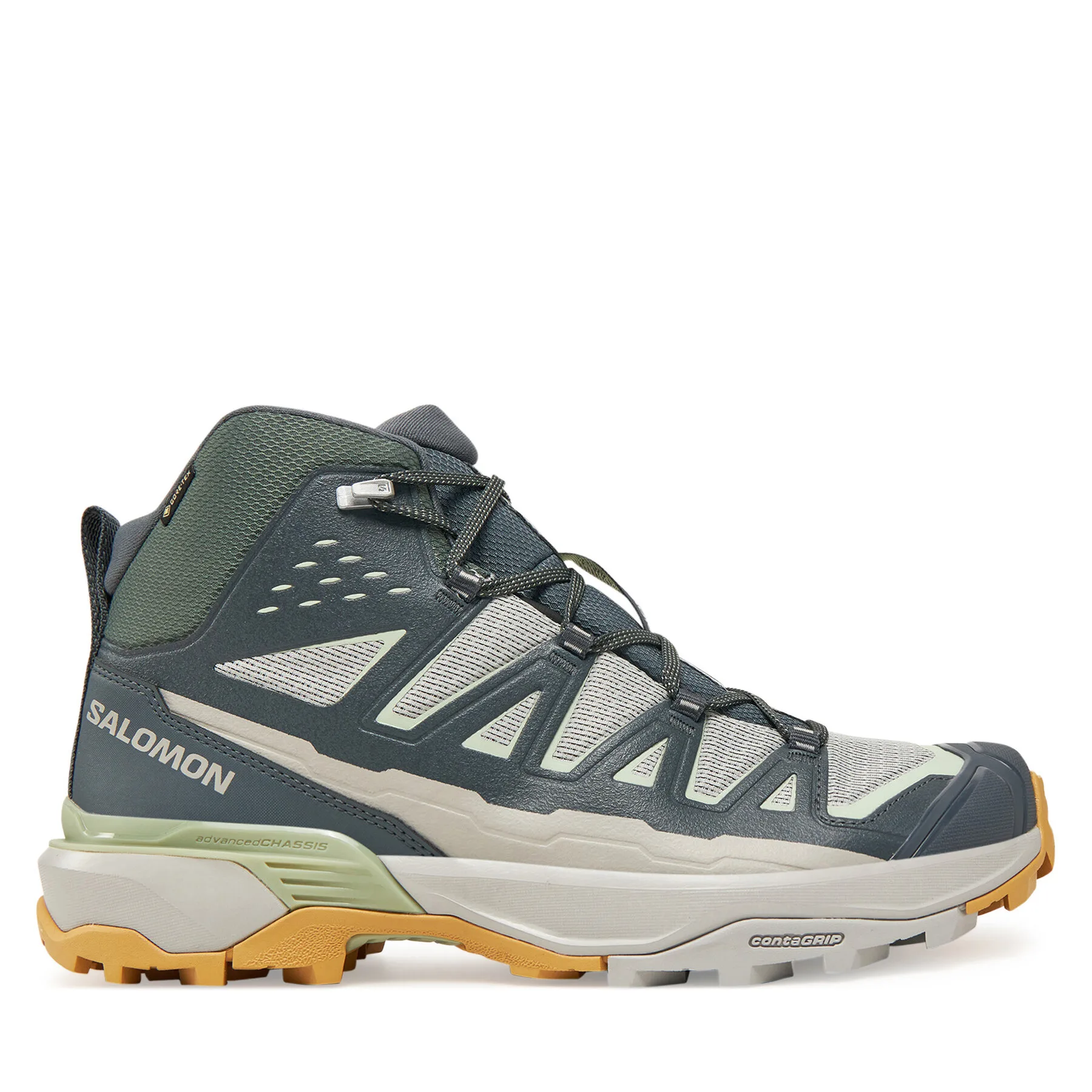 Мъжки високи туристически обувки Salomon Ultra 360 Edge Mid L47816000 сиви – Мъжки високи трекинг обув…