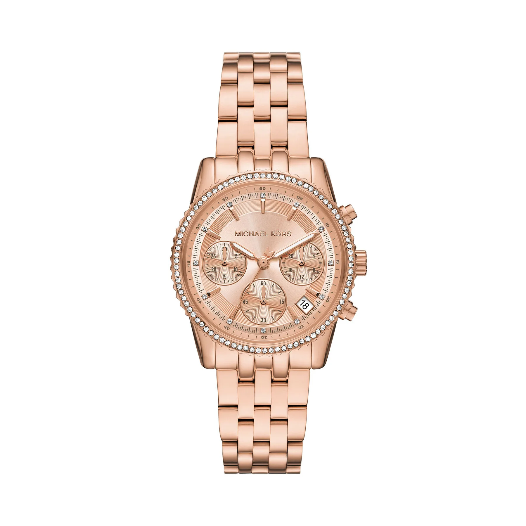 Часовник Michael Kors Ritz Ladies Chronograph MK7531 Розов – Дамски часовници
