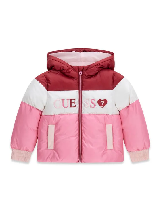 Guess Преходно яке K6YL01 W2576 Розов Regular Fit – Дамски преходни якета