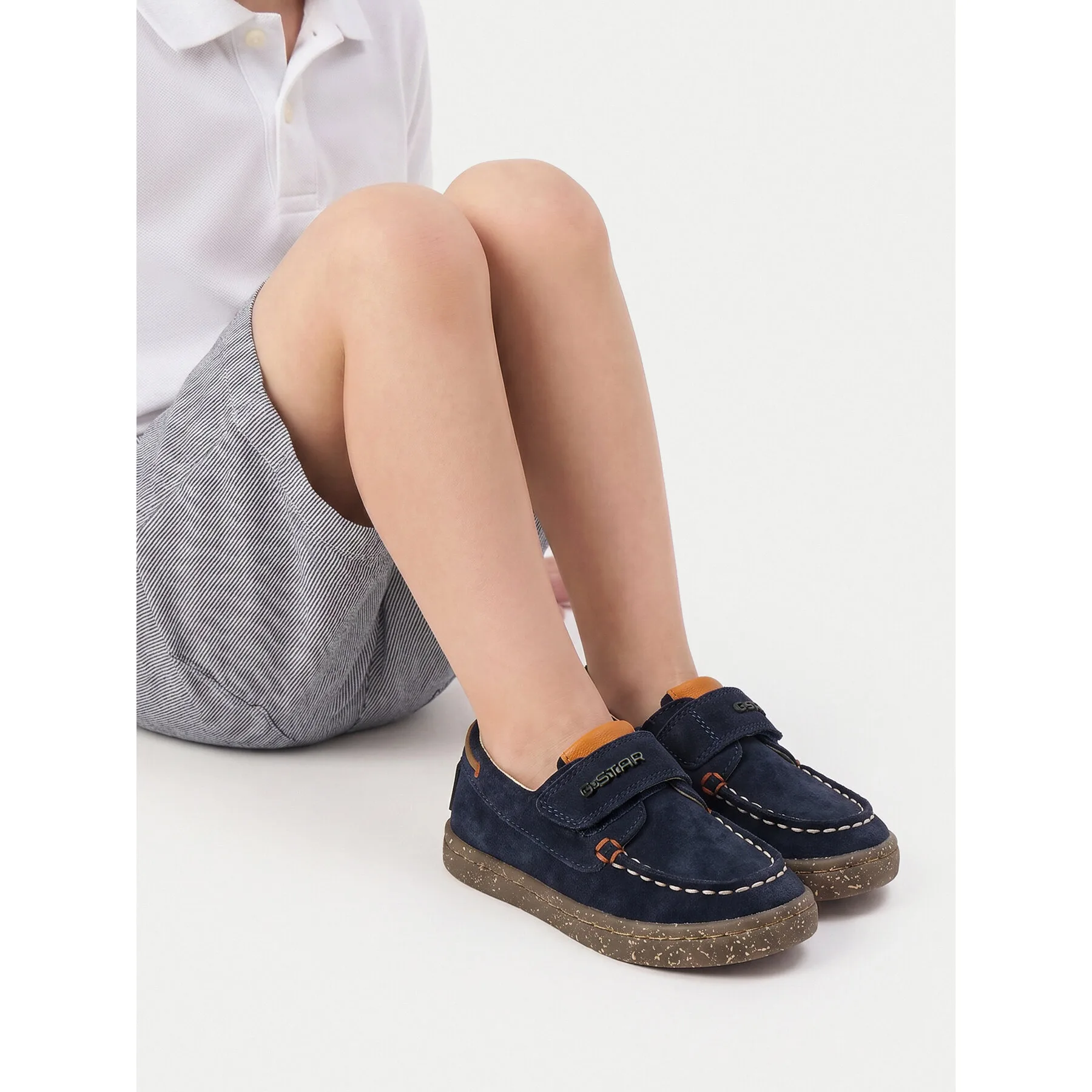 Обувки G-Star Raw EO-018-16 Тъмносин – Детски затворени обувки