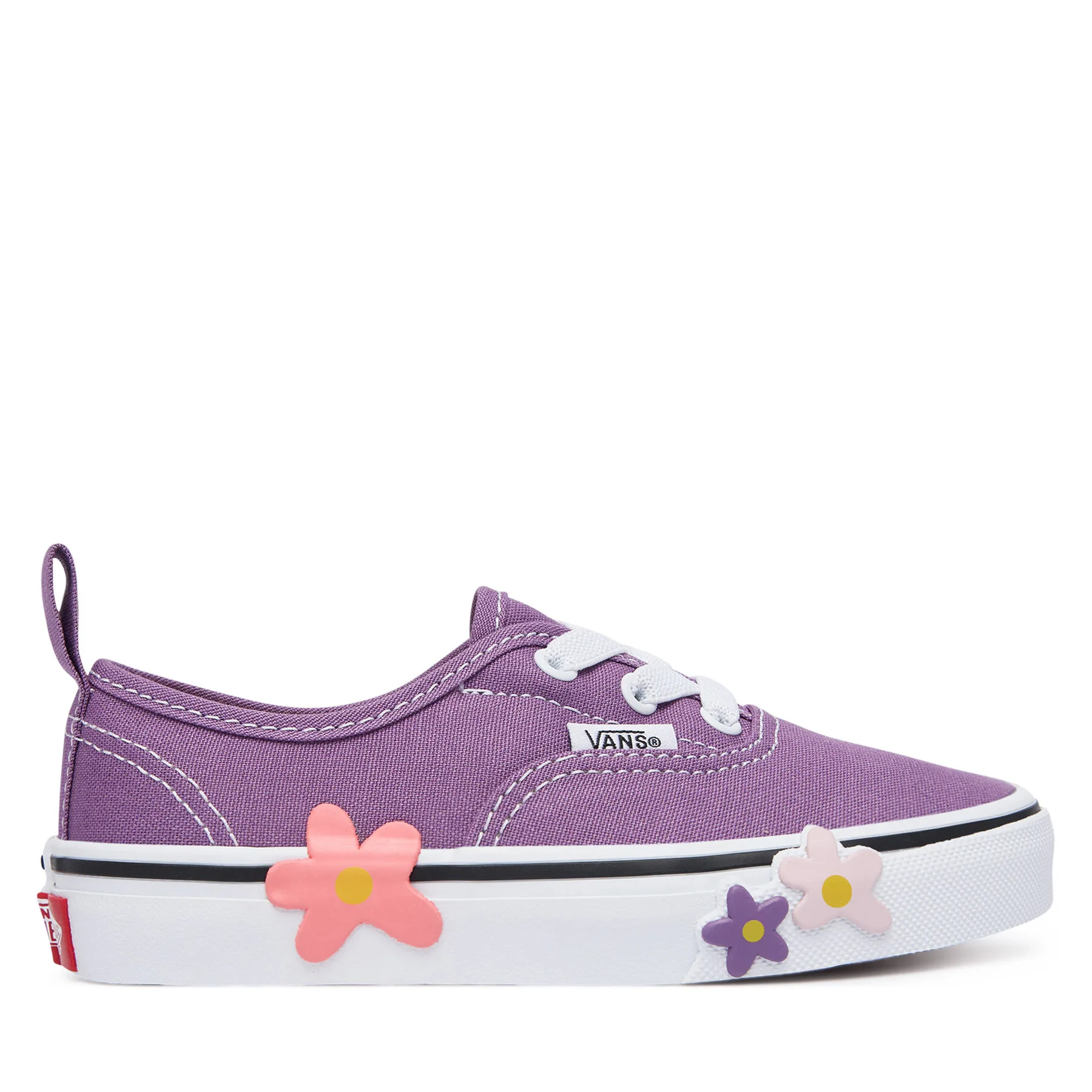 Детски кецове Vans Authentic Elastic Lace VN000Z9KFRT1 виолетови – Детски ниски кецове