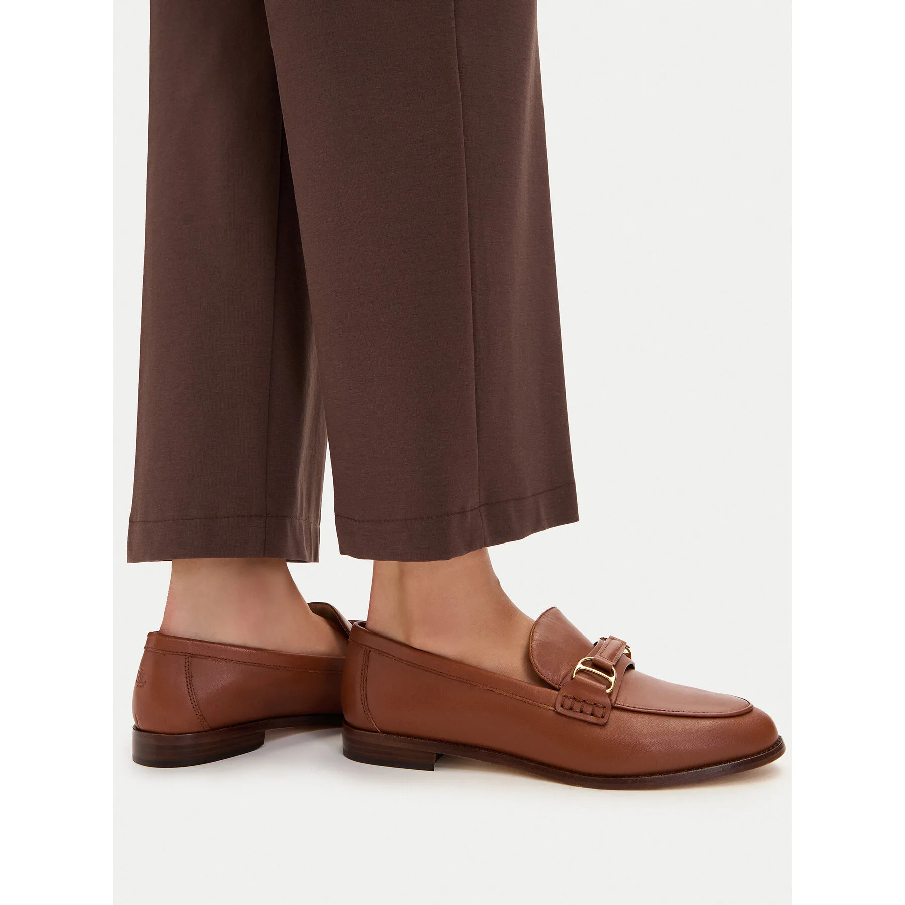 лоуфъри с дебела подметка LAUREN RALPH LAUREN 802P02121002 Кафяв – Дамски лоуфъри