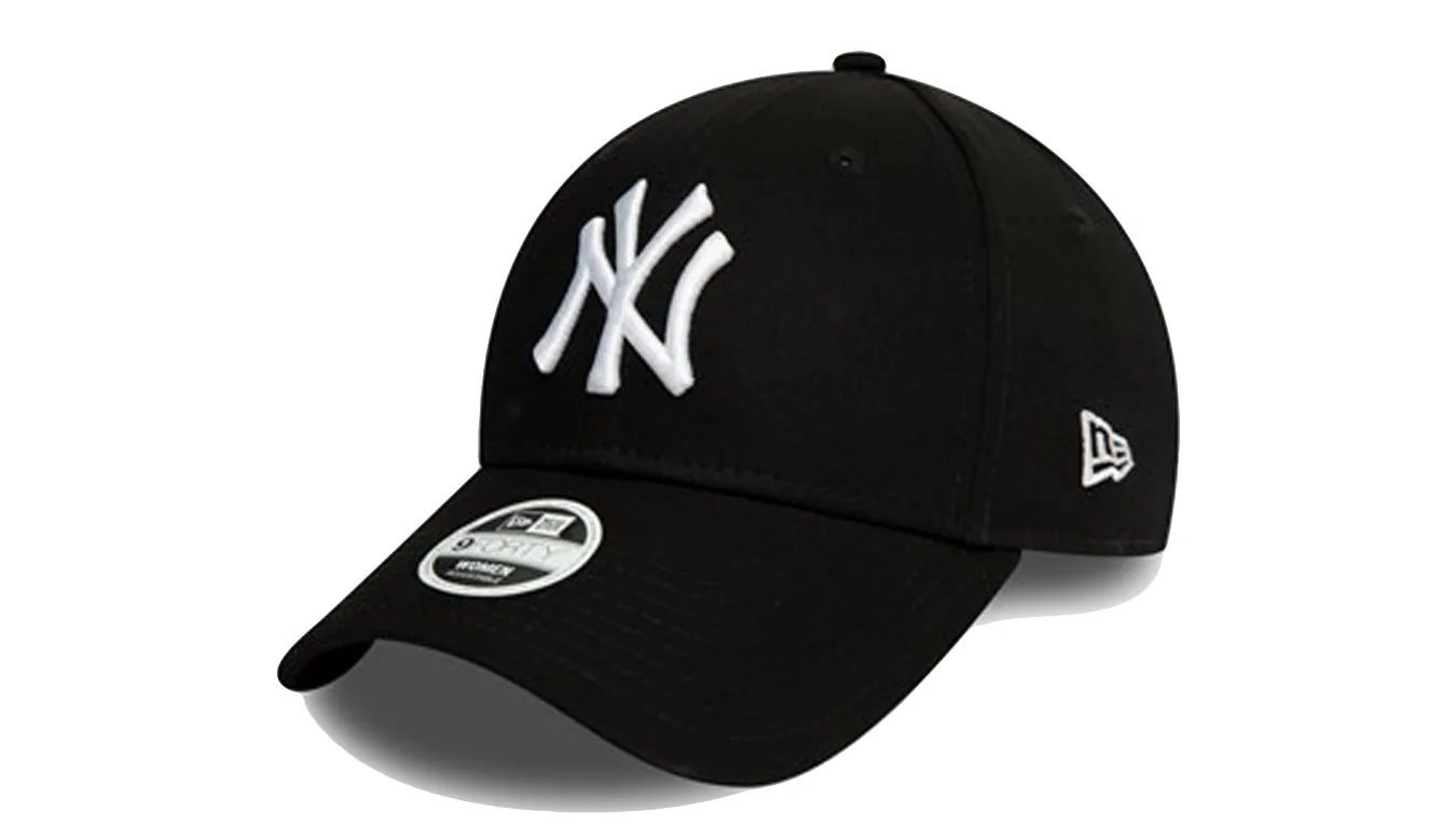 New Era Yankees Essential Womens Black 9FORTY Cap Unisex - Chapéus New Era - Preto - 12122741 – Шапки