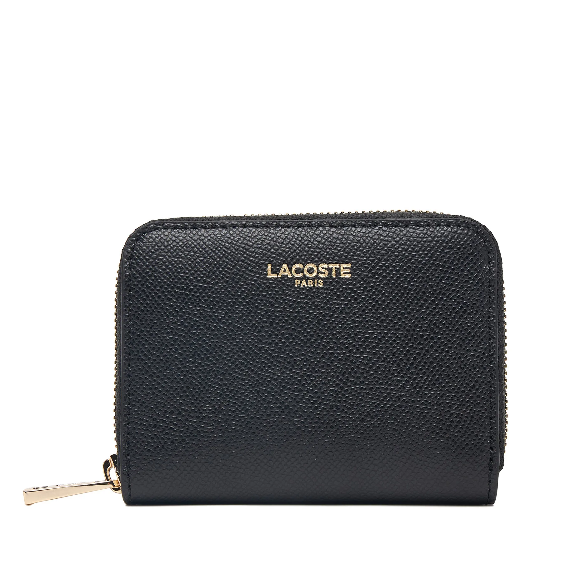 Дамско портмоне Lacoste черно – Черен – Дамски портмонета