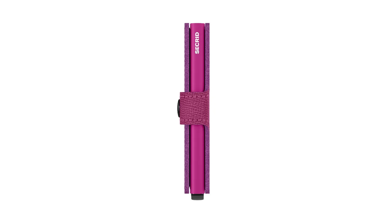 Портмоне Secrid Miniwallet Crisple Fuchsia розово – Rosa – Мъжки портмонета