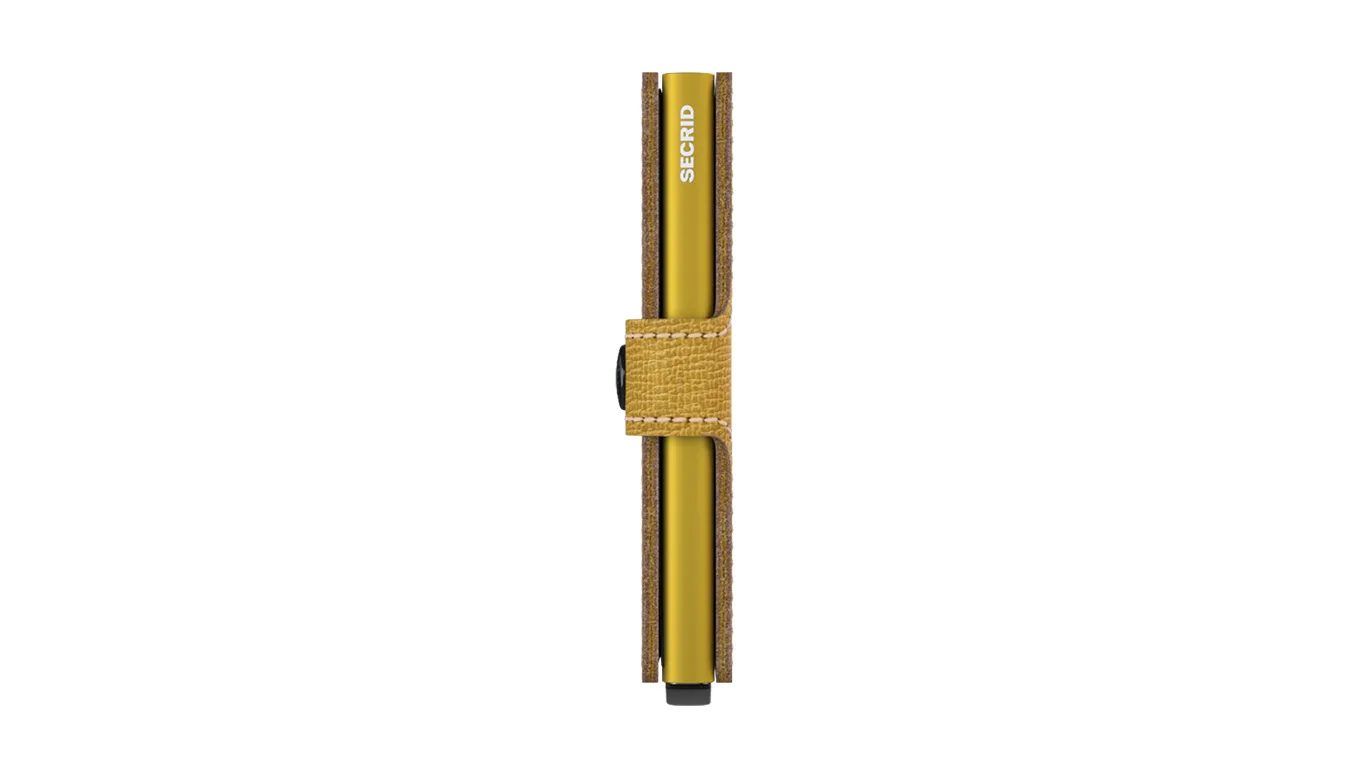Портмоне Secrid Miniwallet Crisple Ochre жълто – Amarelo – Мъжки портмонета