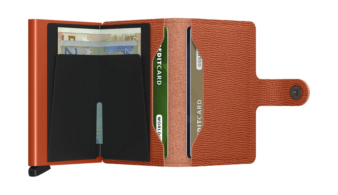 Портмоне Secrid Miniwallet Crisple Pumpkin оранжево – Laranja – Мъжки портмонета
