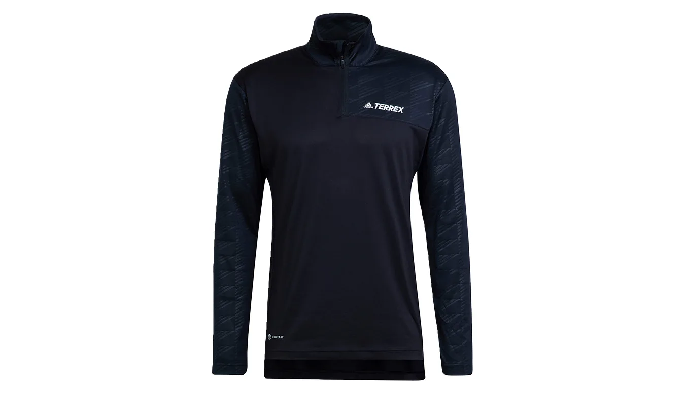 adidas Terrex Multi Half-zip Homens - Preto - H53391 – Мъжки суитшърти с цип
