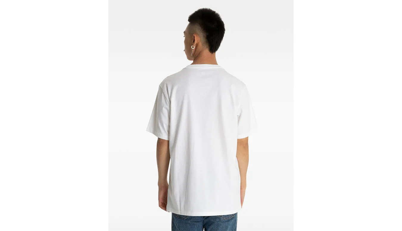 Converse Star Chevron Ocean T-Shirt White Homens - Branco - 10024746-A02 – Мъжки тениски