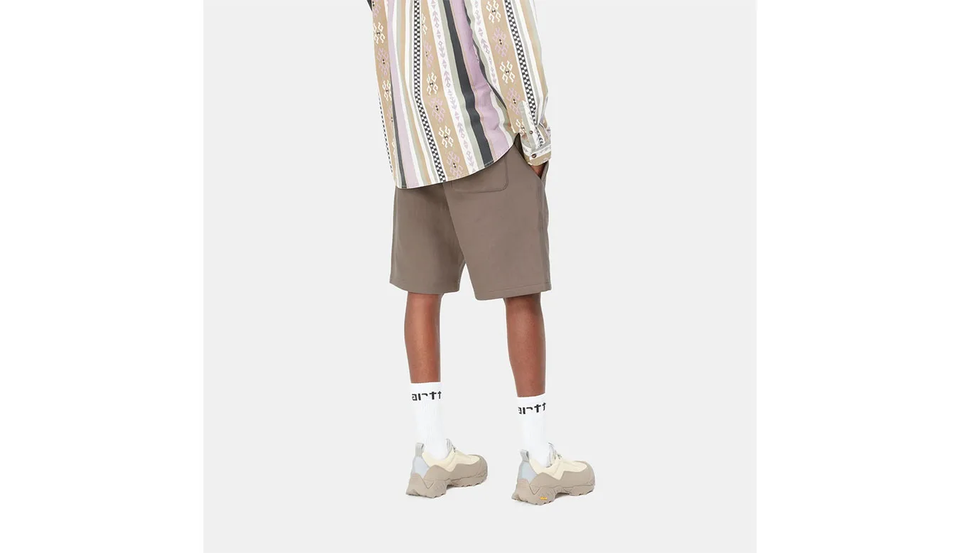Carhartt WIP American Script Sweat Short Homens - Castanho - I031685_1CR_XX-XL - Size: XL – Мъжки къси панталони