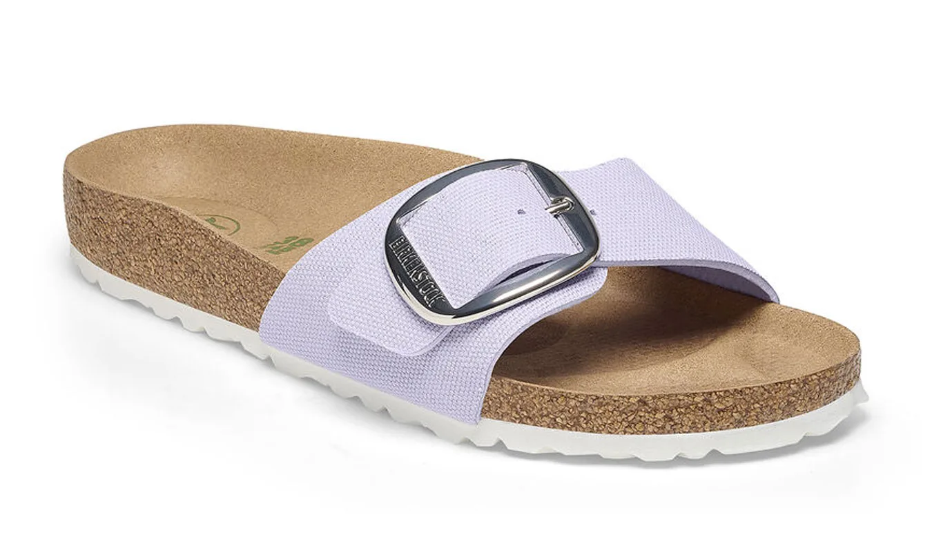 Дамски чехли Birkenstock Madrid BB Rivet Logo Fog Narrow Fit лилави – Roxo