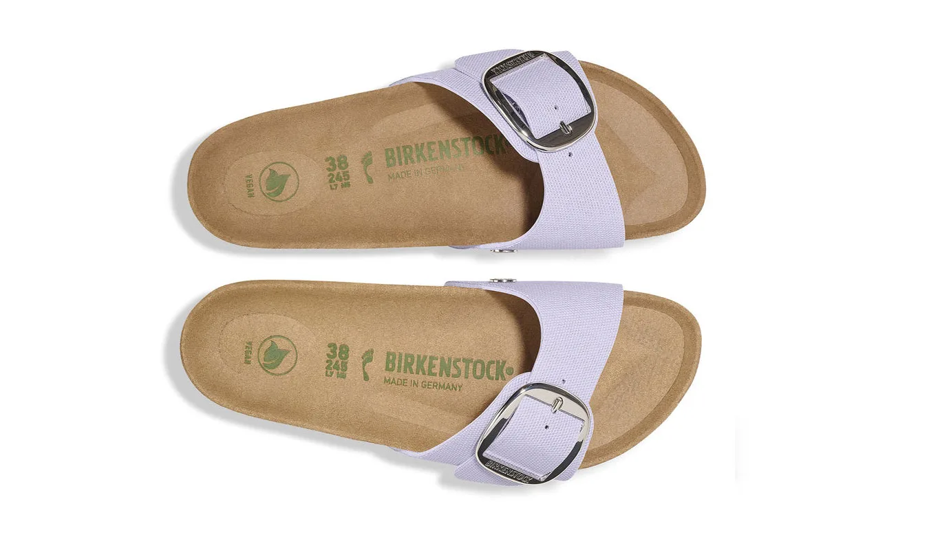 Дамски чехли Birkenstock Madrid BB Rivet Logo Fog Narrow Fit лилави – Roxo