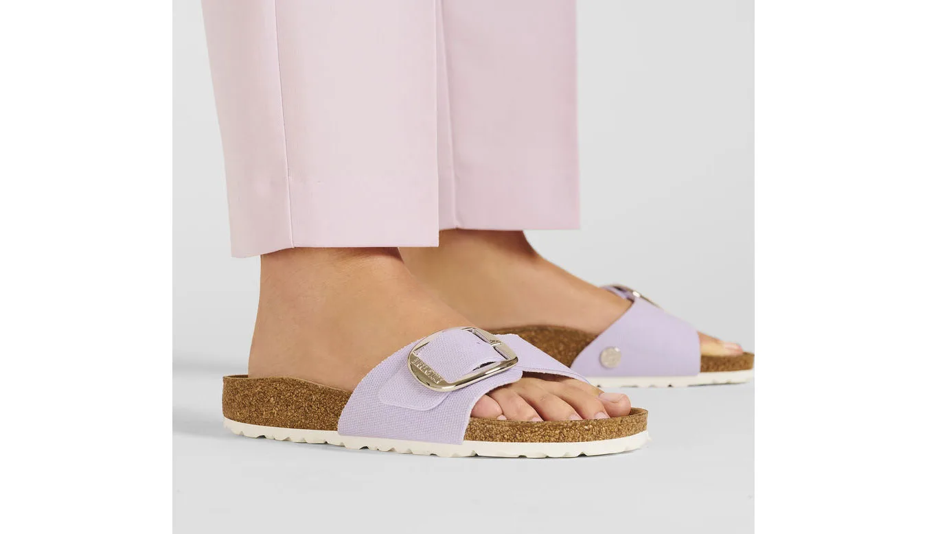 Дамски чехли Birkenstock Madrid BB Rivet Logo Fog Narrow Fit лилави – Roxo