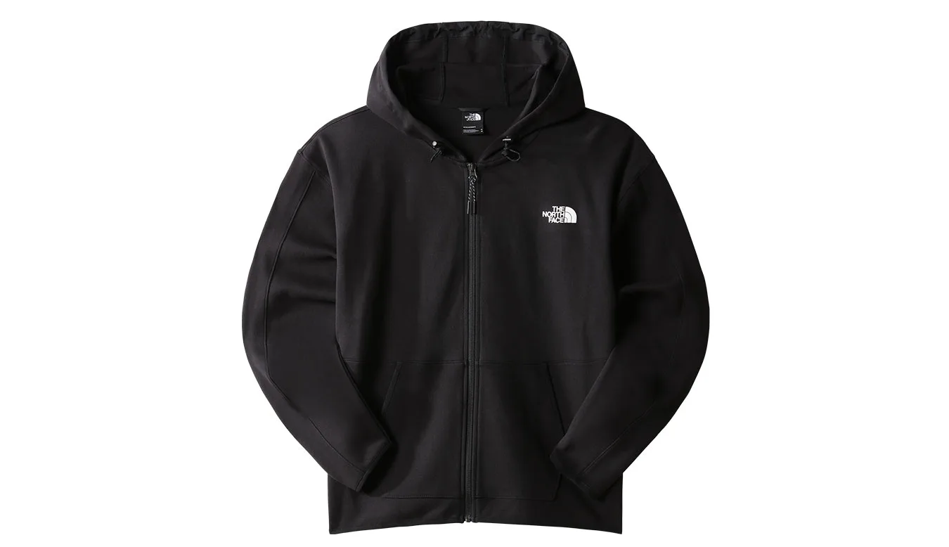 Мъжки суитшърт с качулка The North Face Tech FZ черен – Preto – Мъжки худита