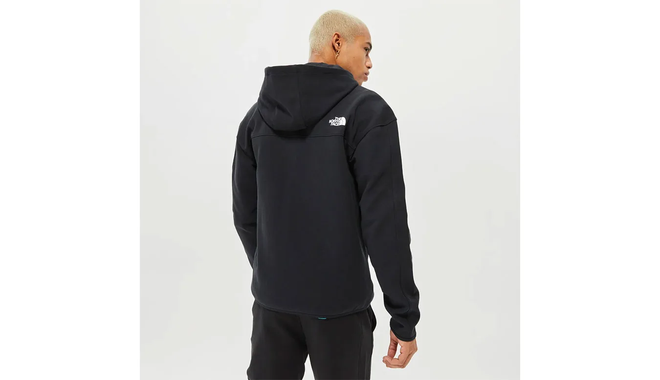 Мъжки суитшърт с качулка The North Face Tech FZ черен – Preto – Мъжки худита