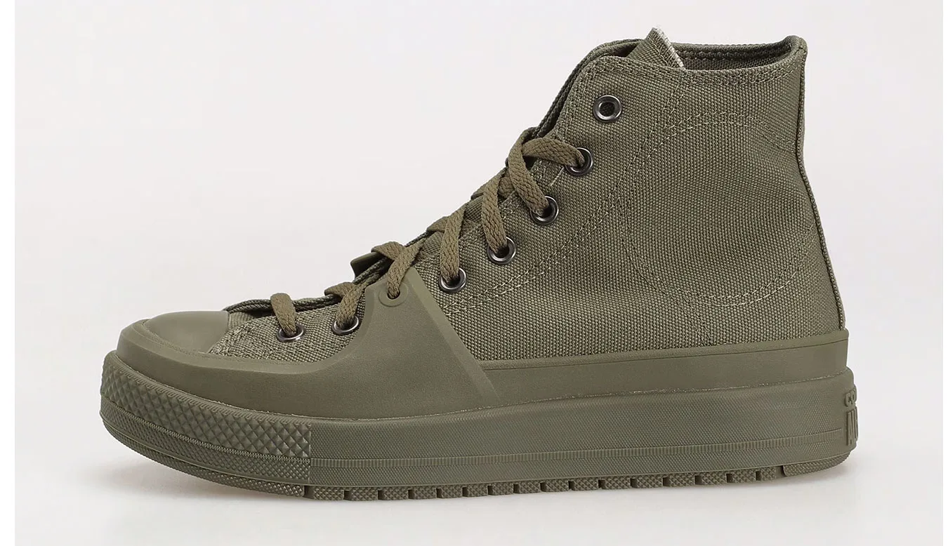 Дамски високи кецове Converse Chuck Taylor All Star Construct Hi зелени – Verde