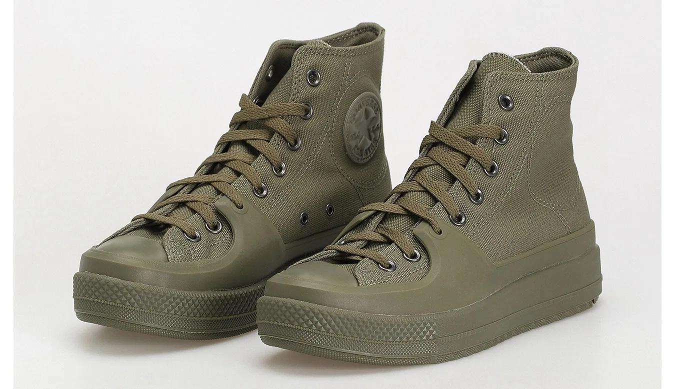 Дамски високи кецове Converse Chuck Taylor All Star Construct Hi зелени – Verde