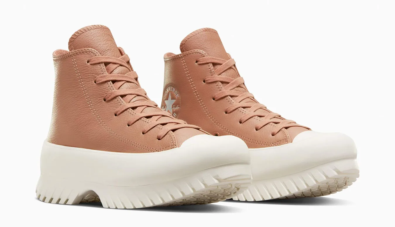Дамски кецове Converse Chuck Taylor All Star Lugged 2.0 Leather кафяви – Castanho – Дамски ниски кецове