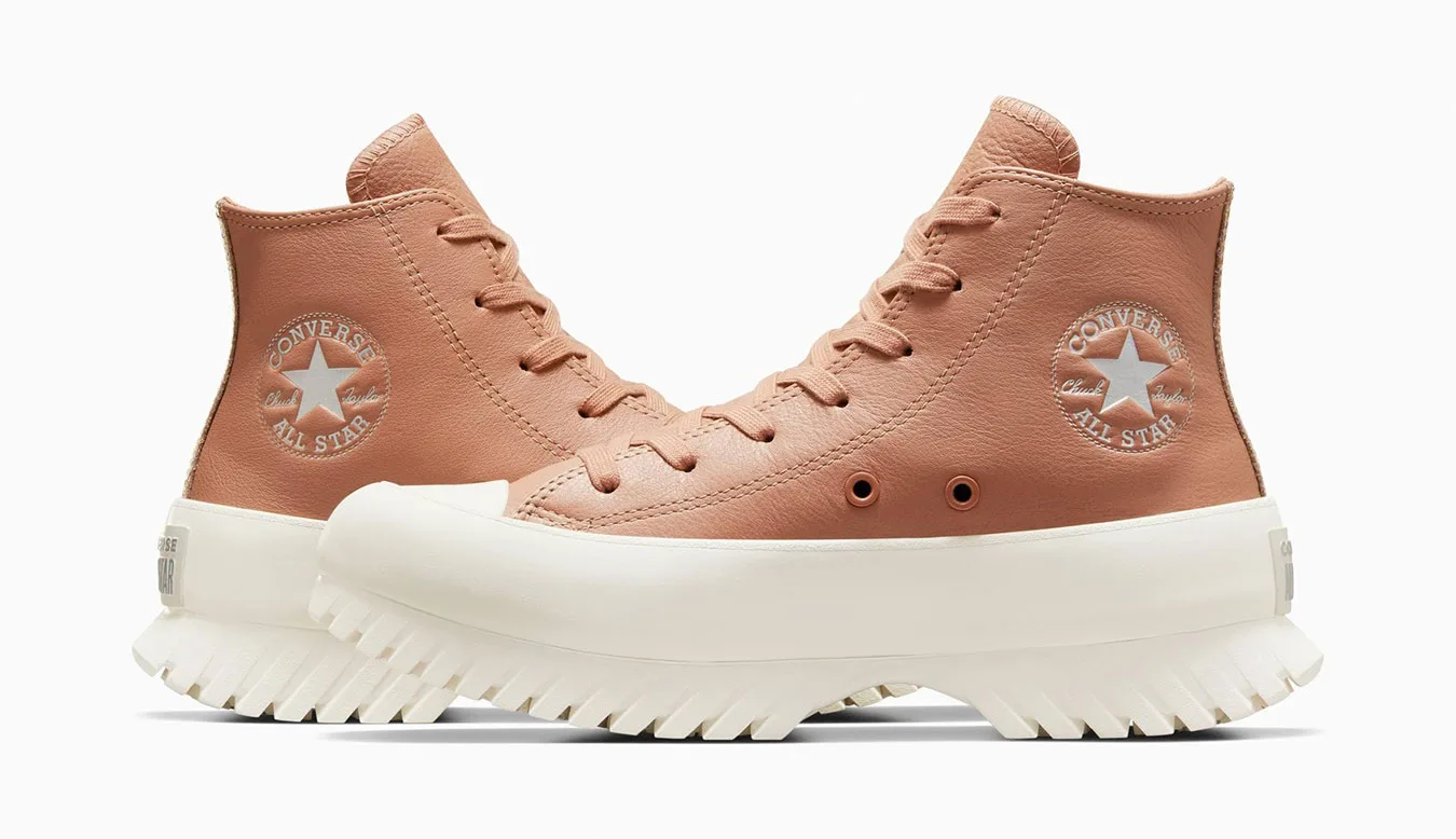Дамски кецове Converse Chuck Taylor All Star Lugged 2.0 Leather кафяви – Castanho – Дамски ниски кецове