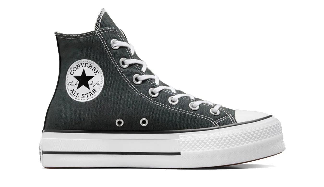 Дамски високи кецове Converse Chuck Taylor All Star Lift Platform сиви – Cinza