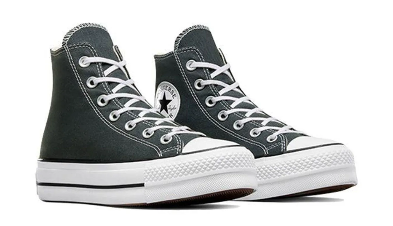 Дамски високи кецове Converse Chuck Taylor All Star Lift Platform сиви – Cinza