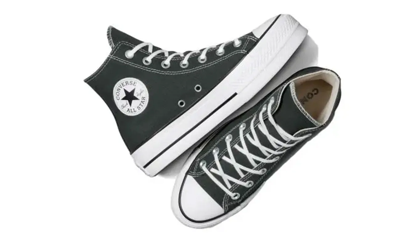 Дамски високи кецове Converse Chuck Taylor All Star Lift Platform сиви – Cinza