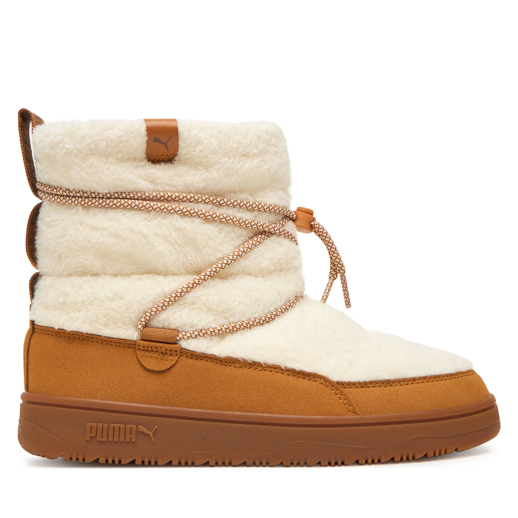 Дамски апрески Puma Snowbae Suede Wns кремави