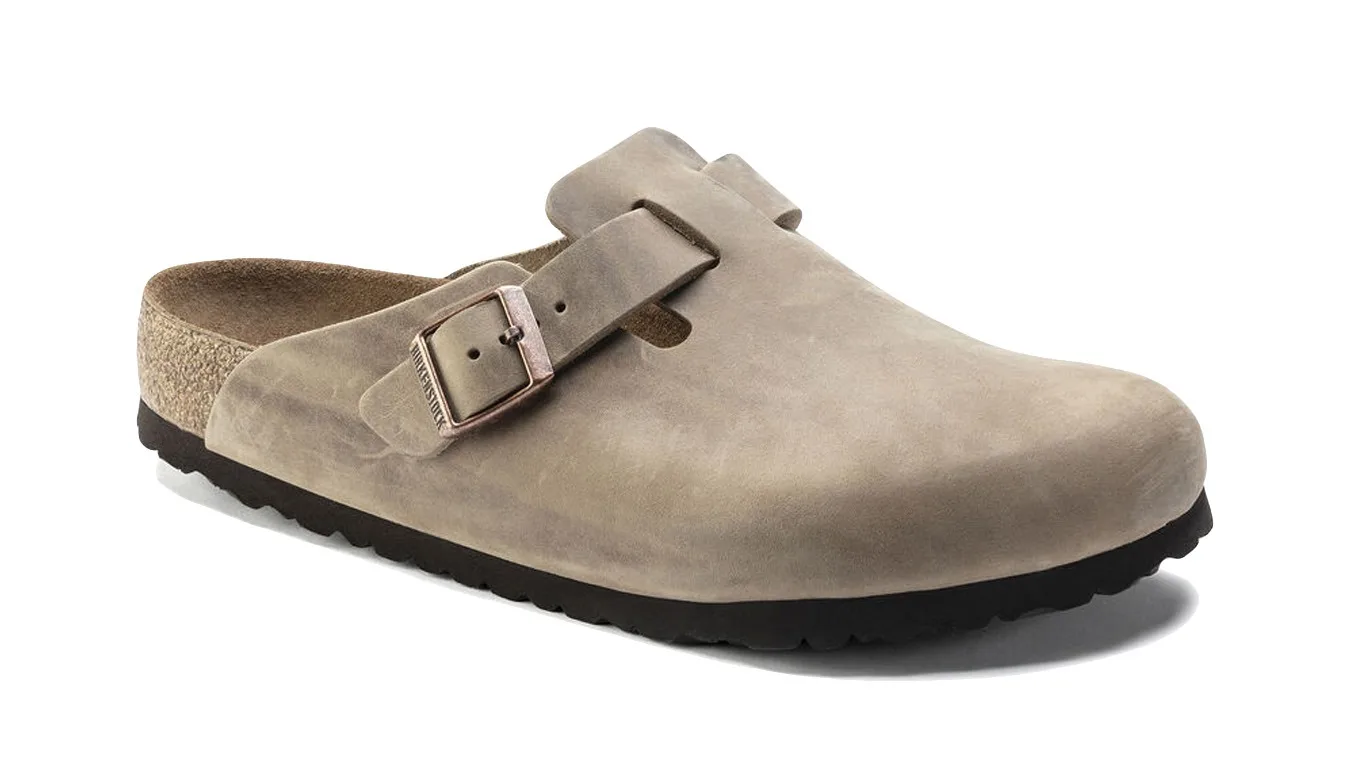 Чехли Birkenstock Boston BS Narrow Fit Tabacco кафяви – Castanho – Чехли и джапанки унисекс