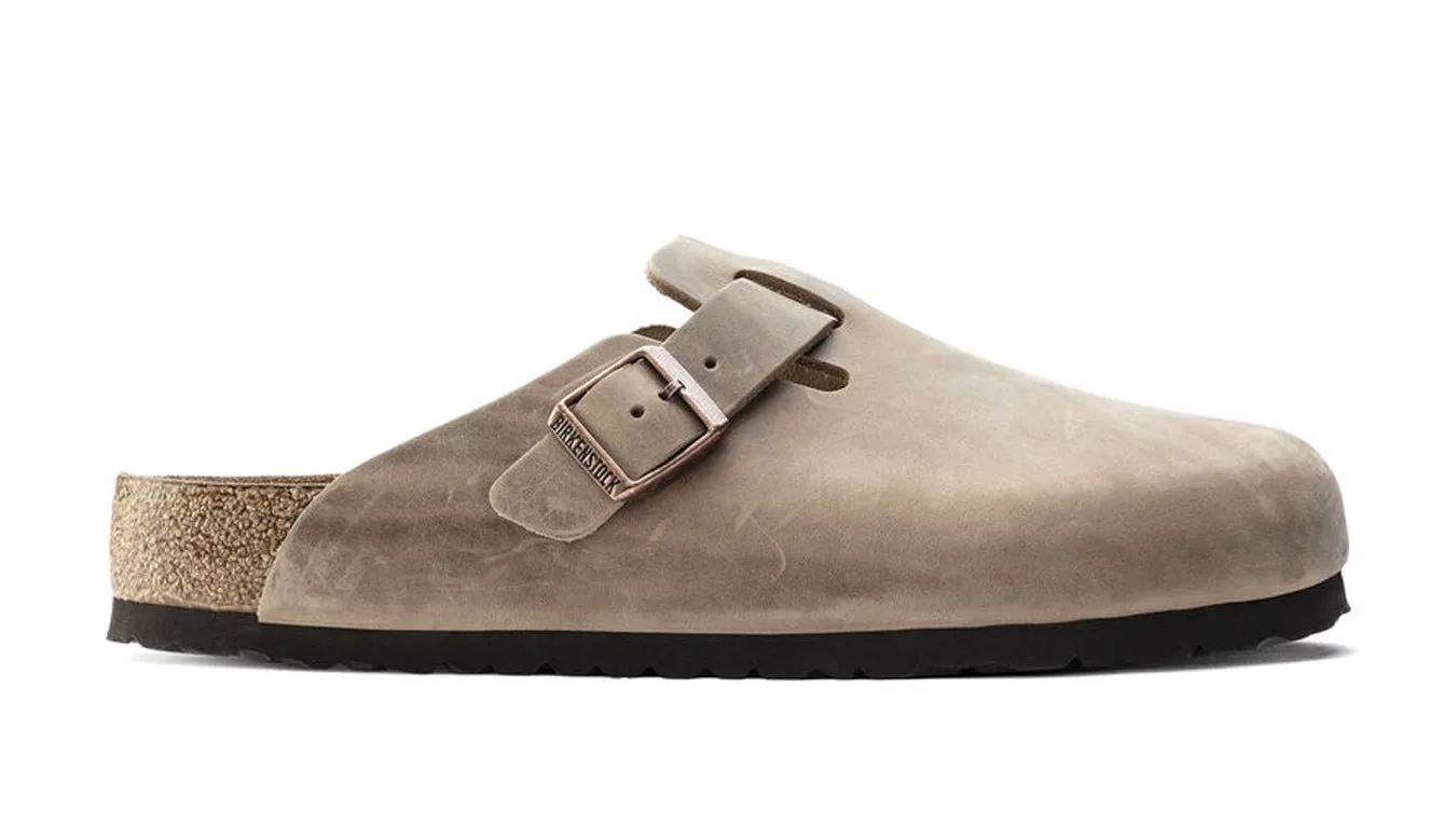 Чехли Birkenstock Boston BS Narrow Fit Tabacco кафяви – Castanho – Чехли и джапанки унисекс
