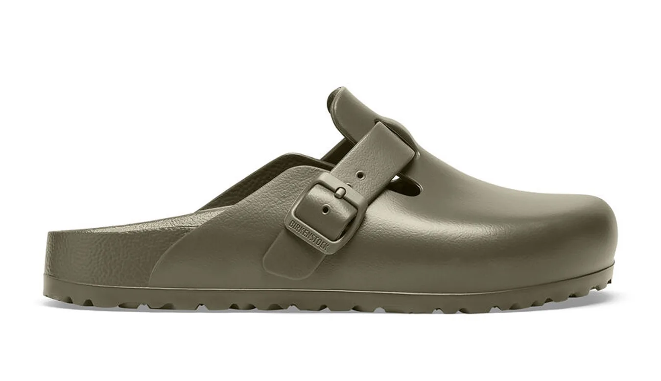 Дамски чехли Birkenstock Boston EVA Narrow fit зелени – Verde