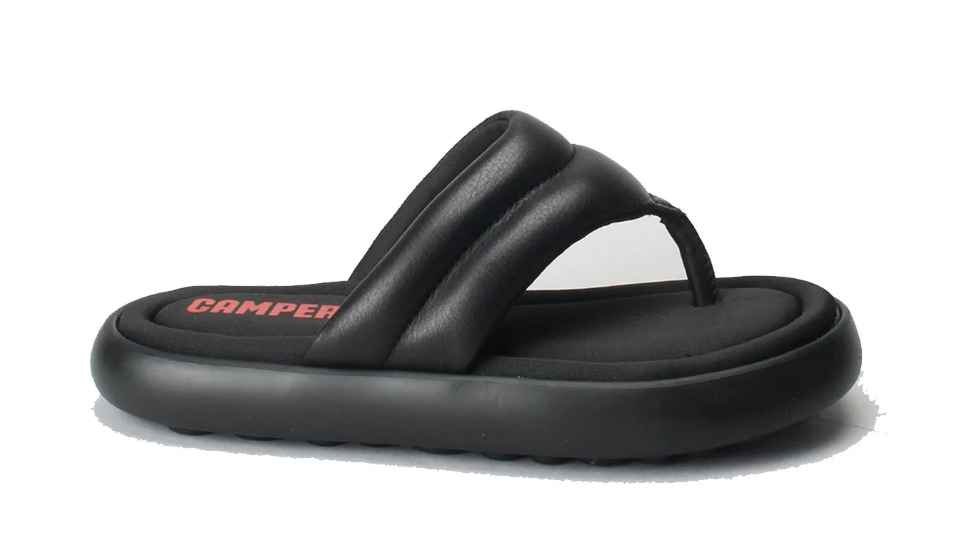 Camper Pelotas Flota Sandalia Black Mulheres - Preto - K201607-001 – Дамски сандали