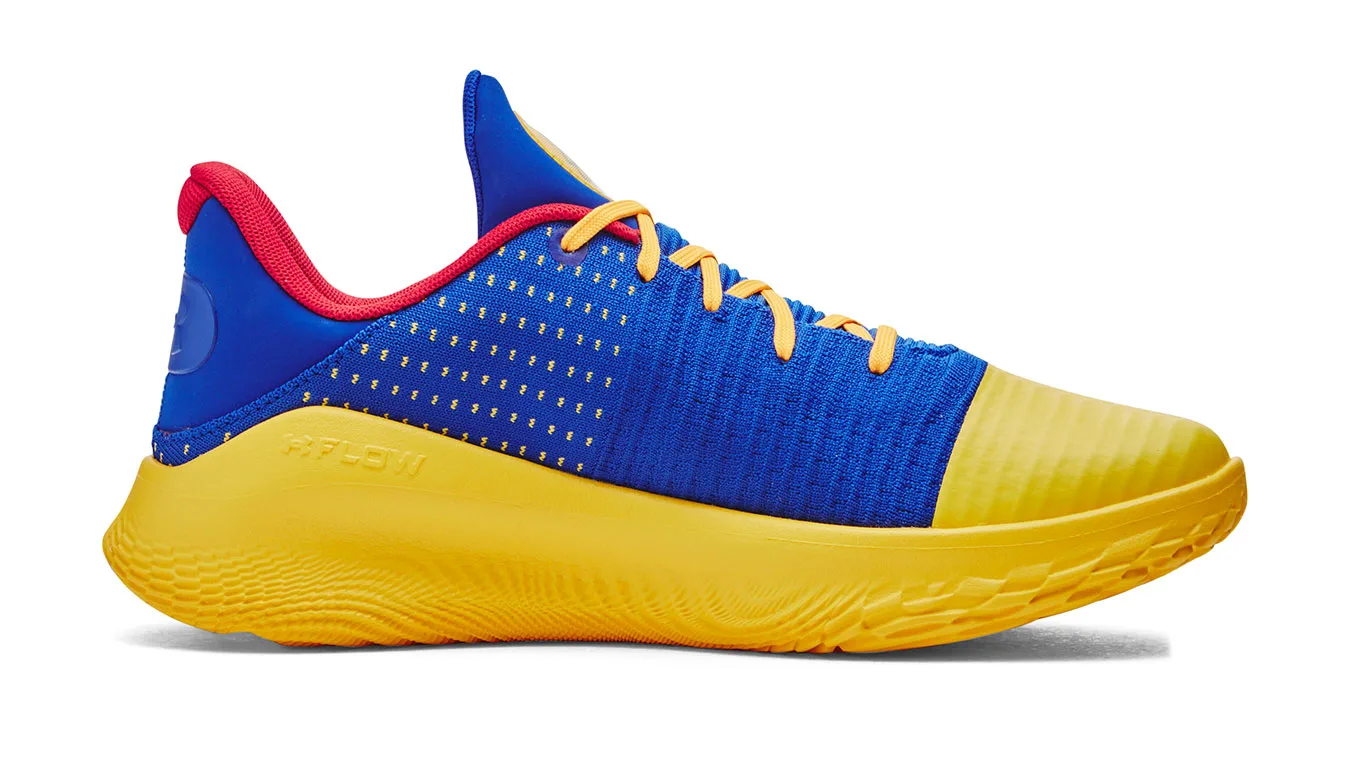 Under Armour Unisex Curry 4 Low FloTro Homens - Azul - 3026620-400 – Мъжки маратонки