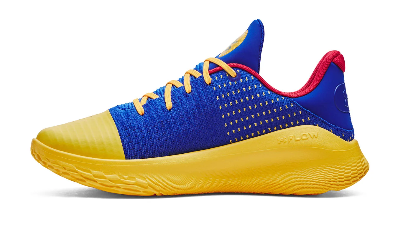 Under Armour Unisex Curry 4 Low FloTro Homens - Azul - 3026620-400 – Мъжки маратонки