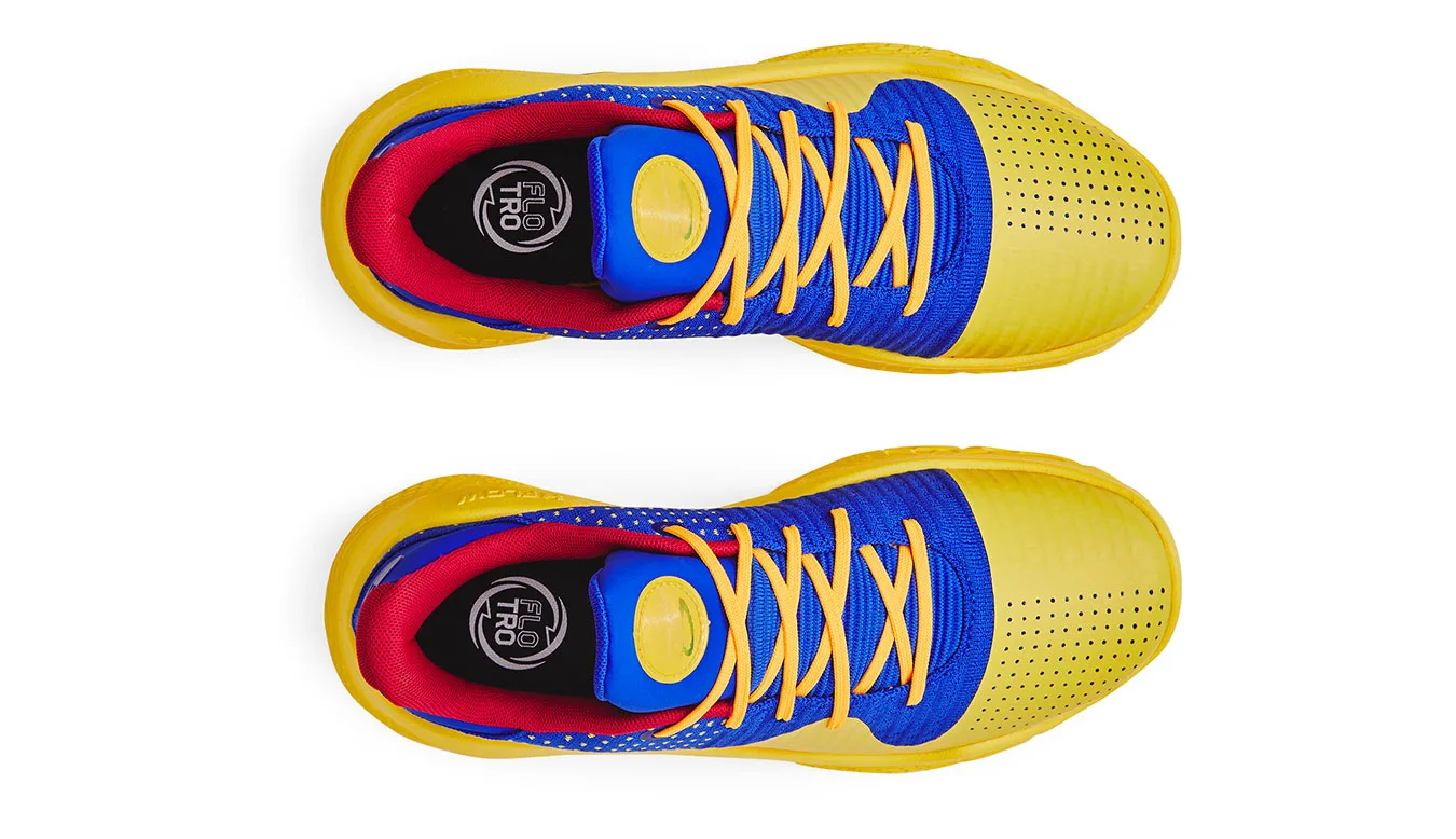 Under Armour Unisex Curry 4 Low FloTro Homens - Azul - 3026620-400 – Мъжки маратонки