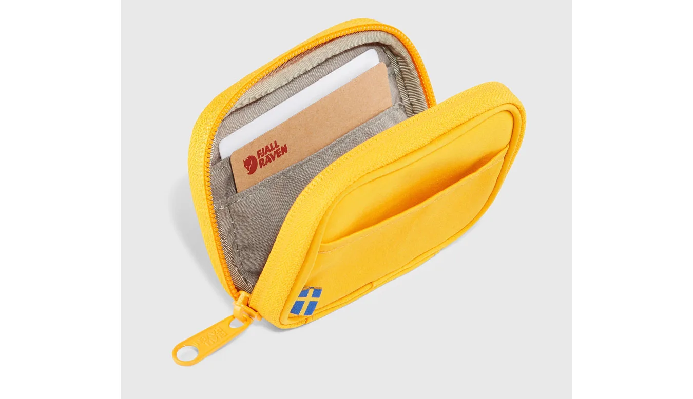 Fjällräven Kånken Card Wallet Yellow F23780-160 Unisex - Carteira Fjällräven - Amarelo - F23780-160 – Портмонета