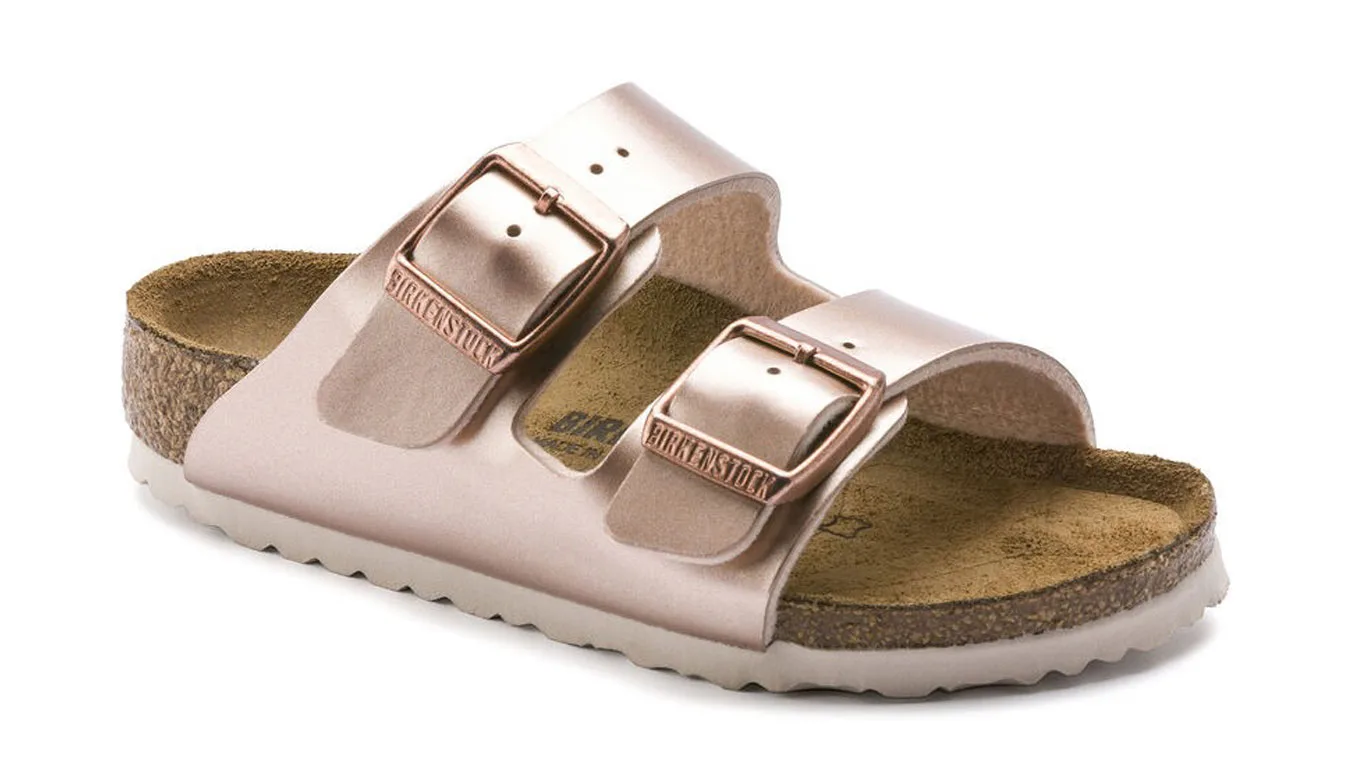 Детски чехли Birkenstock Arizona BF Mettalic Narrow Fit розови – Rosa – Детски чехли и джапанки