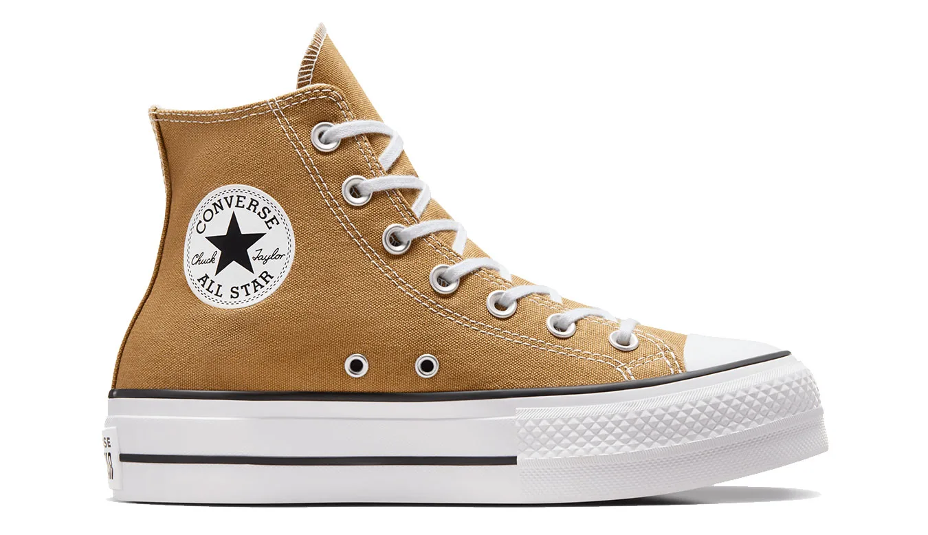 Дамски високи кецове Converse Chuck Taylor All Star Lift Platform A07210C кафяви – Castanho