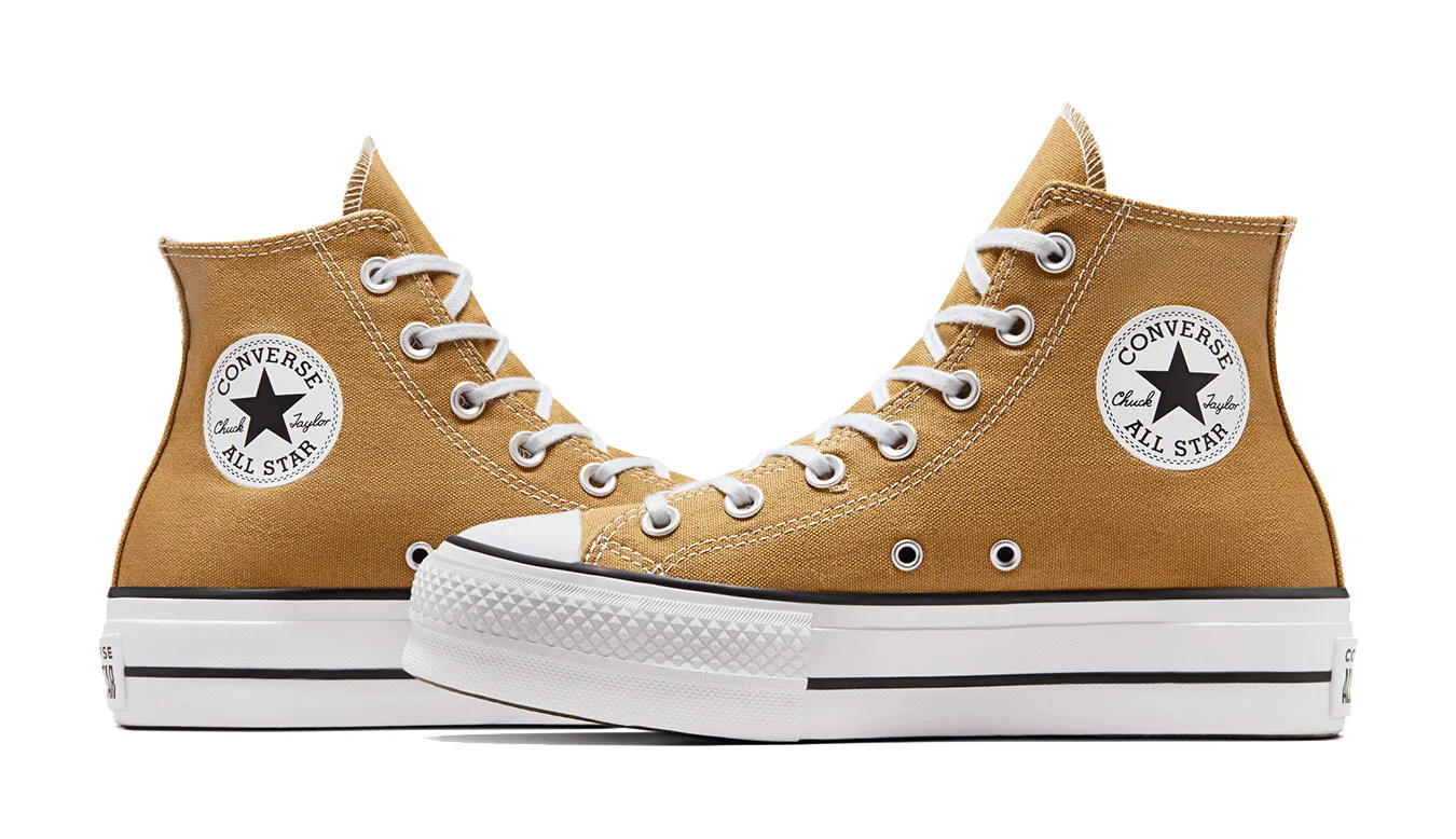 Дамски високи кецове Converse Chuck Taylor All Star Lift Platform A07210C кафяви – Castanho