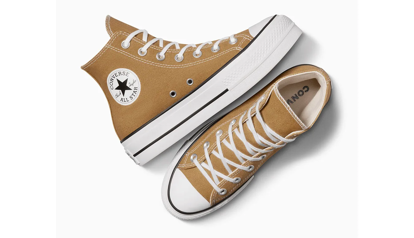 Дамски високи кецове Converse Chuck Taylor All Star Lift Platform A07210C кафяви – Castanho