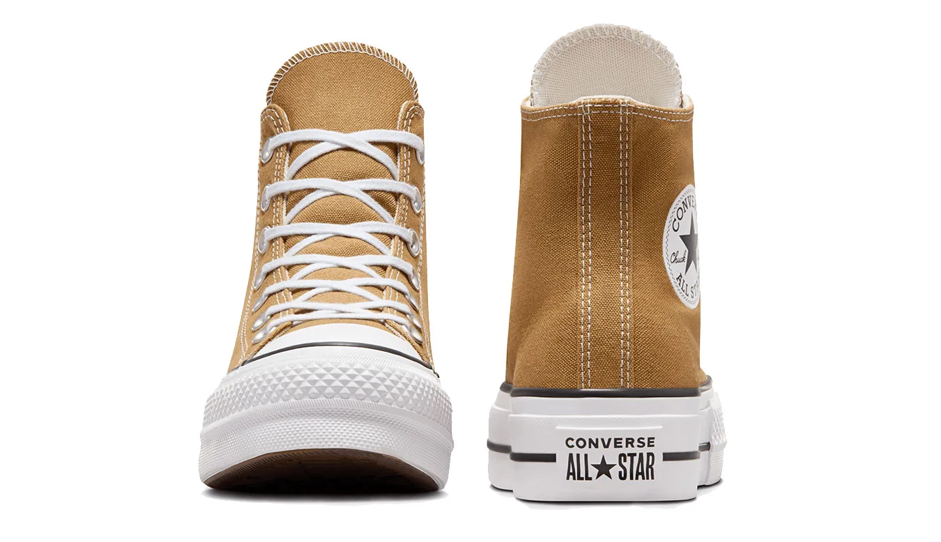 Дамски високи кецове Converse Chuck Taylor All Star Lift Platform A07210C кафяви – Castanho