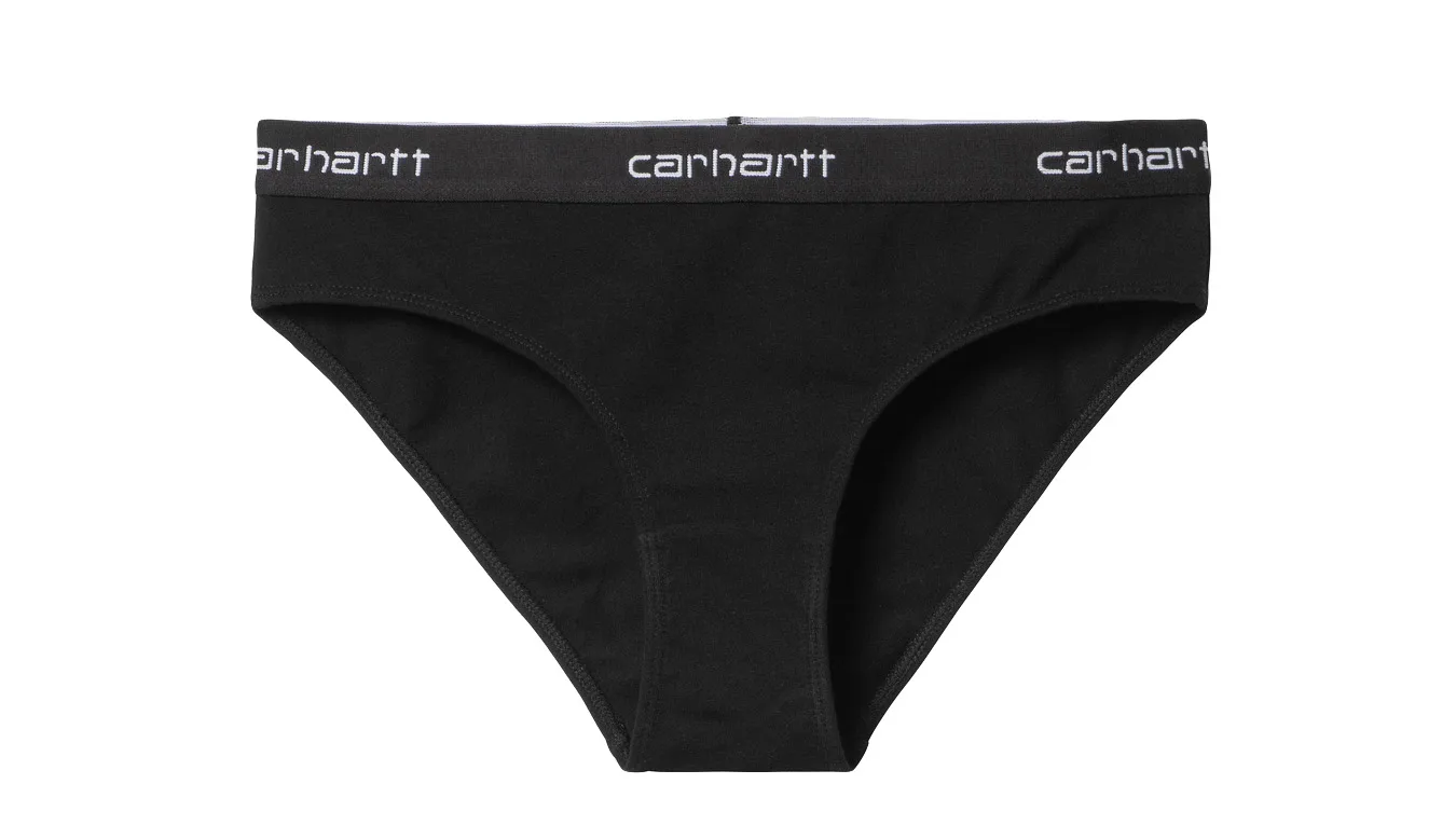 Carhartt WIP Script Brief W Black Mulheres - Preto - I032942_89_XX-XS - Size: XS – Дамско бельо