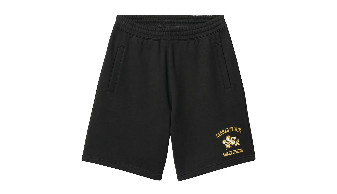 Carhartt WIP Smart Sports Sweat Short Black Homens - Preto - I033240_89_XX-L - Size: L – Мъжки къси панталони