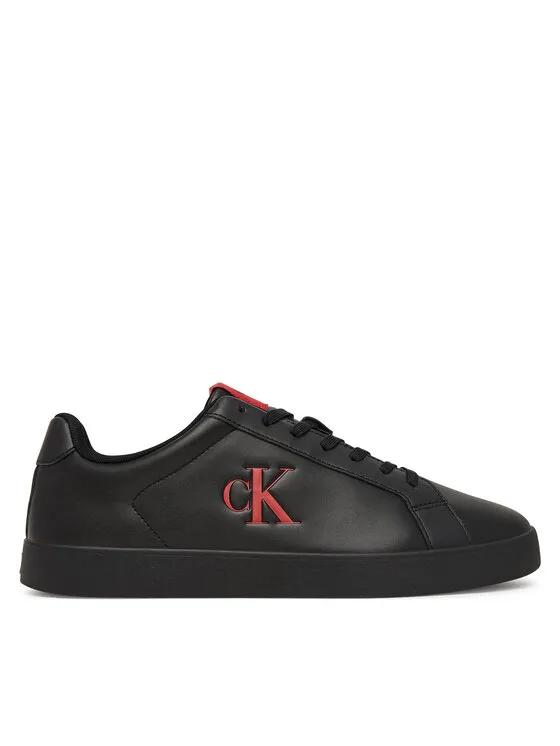 Мъжки маратонки Calvin Klein 3 Cupsole Derby Pu Smo черни – Черен – Мъжки ниски маратонки